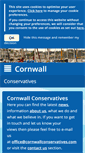 Mobile Screenshot of cornwallconservatives.com