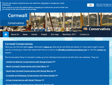Tablet Screenshot of cornwallconservatives.com